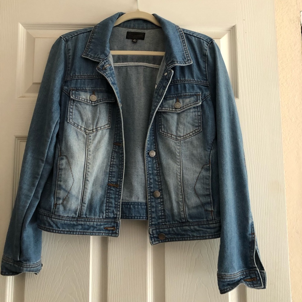 Cropped Jean Jacket. Soft and lightweight.